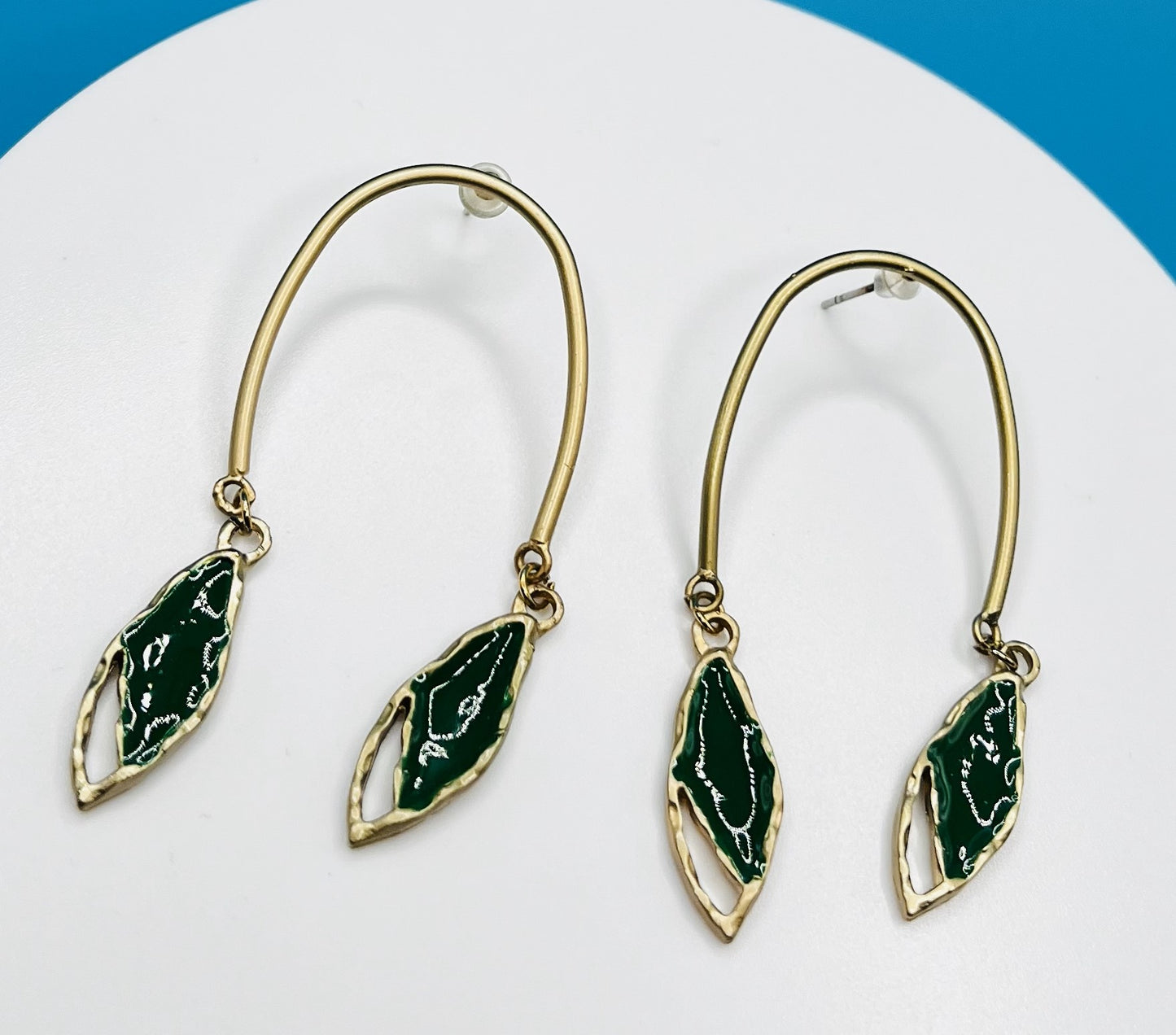 Reversed Leaf Earrings