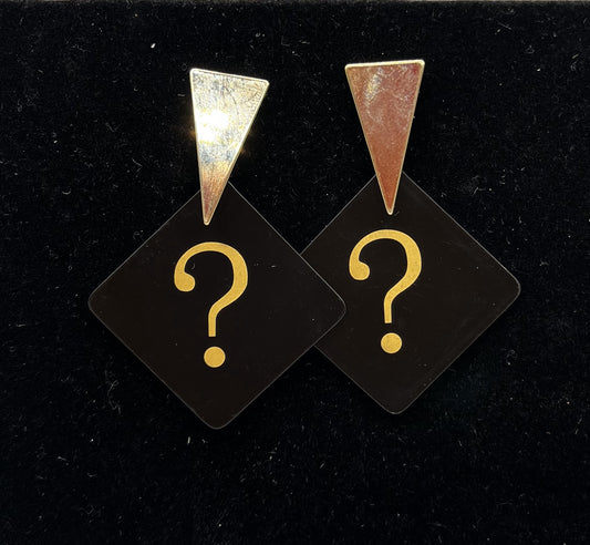 Kite Question Mark Earrings