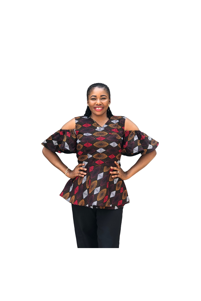 Retha Wrap Top by HoU