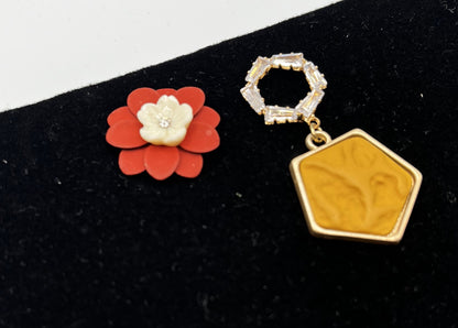 Flower Stud Antique Earrings