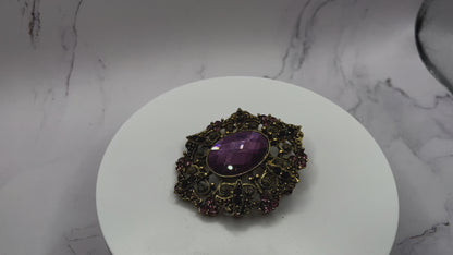 Violet Brooch