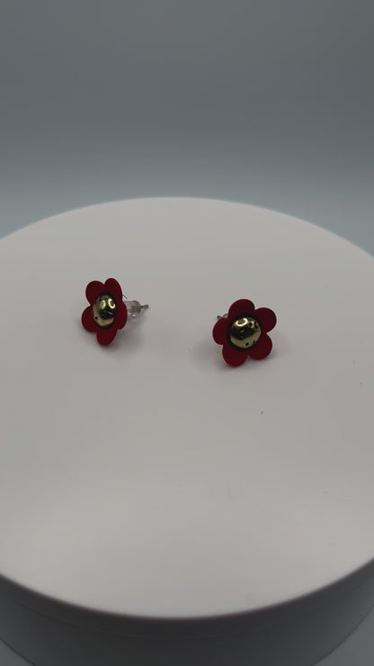 Smiley Sunflower Earrings